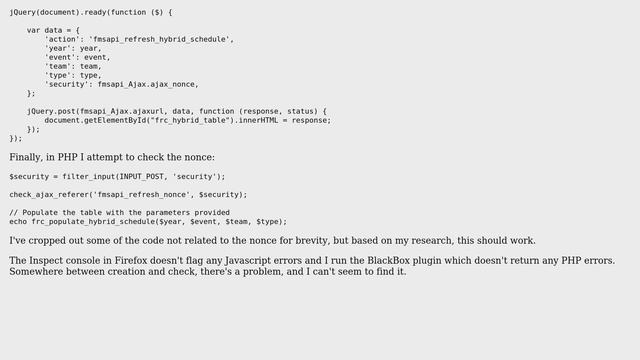 Wordpress: Unable to successfully verify nonce смотреть онлайн