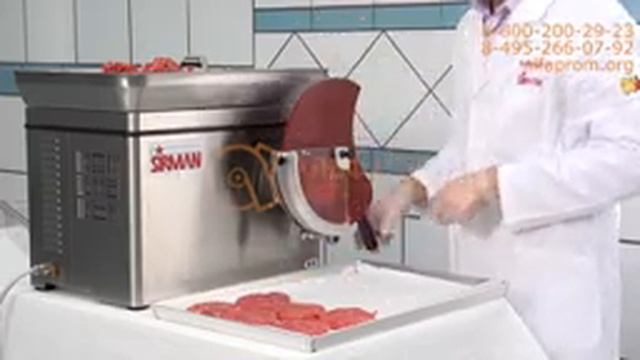 Котлетный аппарат Sirman для производства котлет различной формы — краткий видео-обзор АЛЬФАПРОМ смотреть онлайн