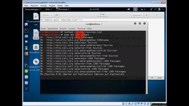 Kali Linux - Probleme beim Installieren der Gasterweiterungen (Lösung) смотреть онлайн