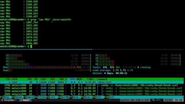 Monitor CPU Usage on Linux смотреть онлайн