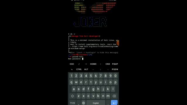 HOW TO CHANGE PASSWORD IN NETHUNTER LINUX IN TERMUX | LINUX TUTORIAL PART 1. смотреть онлайн