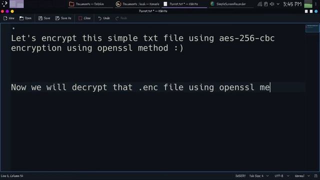 Advance Encryption Standard in Parrot Security OS смотреть онлайн