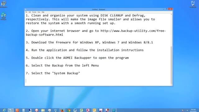 Tutorial: How to create an image backup of your system disk with AOMEI Backupper HD смотреть онлайн