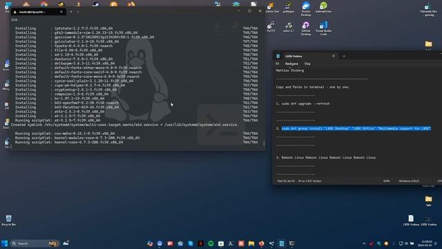 Fedora 39 - Install LXDE desktop via Fedora 39 - WSL - Windows 11 - 2024 - YouTube смотреть онлайн