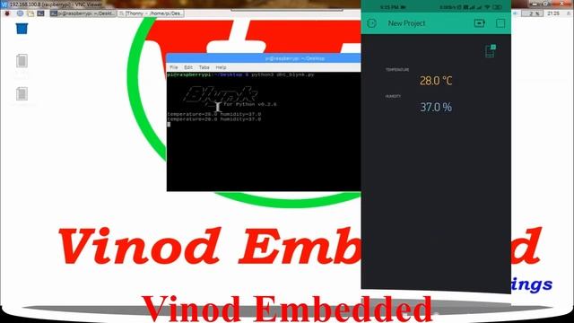How to monitor Sensor values in Blynk App using Raspberry Pi смотреть онлайн