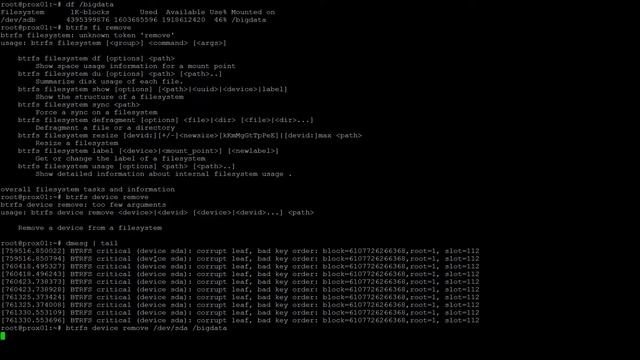 BTRFS RAID1: Remove a drive from a 3 drive array. смотреть онлайн