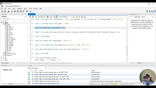 My SQL Урок 5 Фильтрация смотреть онлайн