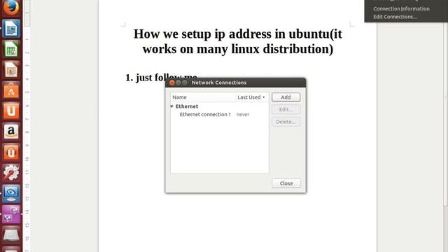 HOW to setup ip address in ubuntu | LINUX | смотреть онлайн