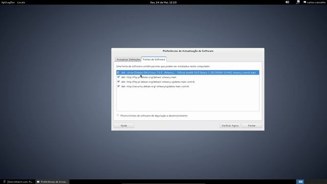 Debian Wheezy 7 Com Gnome clássico смотреть онлайн