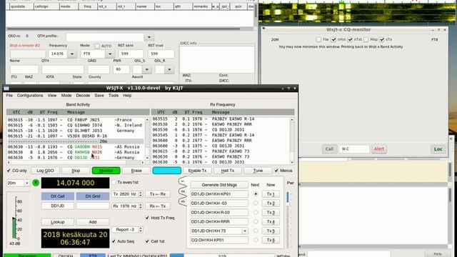 Cqrlog wsjt-x remote #3 смотреть онлайн