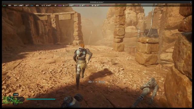 Star Wars Jedi: Survivor - Linux Gameplay смотреть онлайн