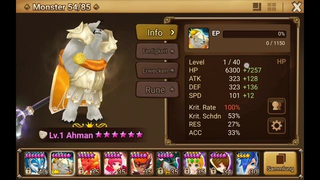 AHMAN SIX STAR ! || Summoners War #029 [German/Deutsch iOS Android APP] смотреть онлайн