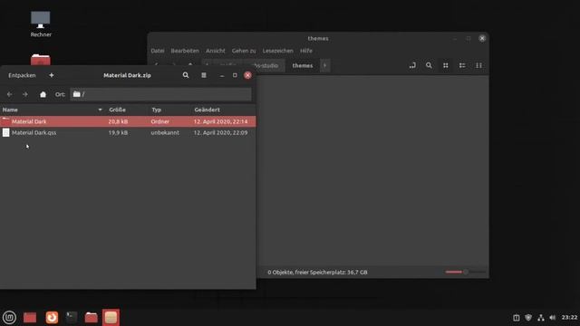 OBS Studio Themes auf Linux Mint installieren (flatpak quelle) смотреть онлайн