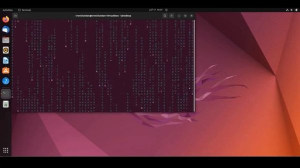 Linux Commands 1 | The Matrix Effect using CMatrix