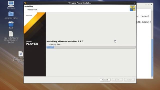 How Install VMWare Player In Redhat Centos смотреть онлайн