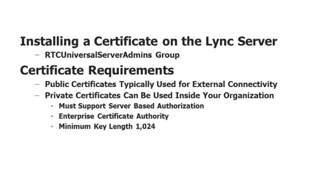 Lesson 06 Installing Lync 2013 смотреть онлайн