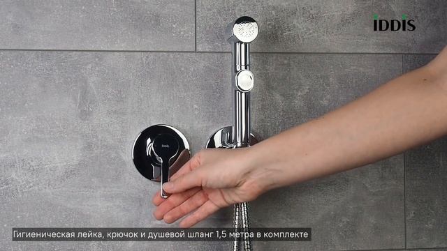 Смеситель IDDIS Axes AXESBR2i08 для гигиенического душа (комплект). смотреть онлайн