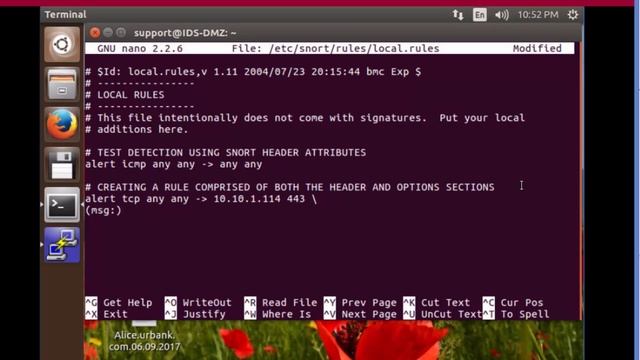 Defining a SNORT Rule Comprised of Both the Header and Options Sections смотреть онлайн