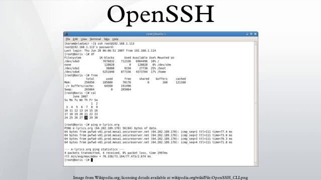 OpenSSH смотреть онлайн