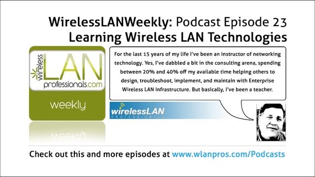Learning Wireless LAN Technologies | WLPC Wireless LAN Weekly EP 23 смотреть онлайн