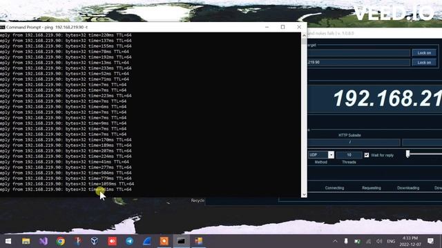 DDoS Attack LOIC and Hping3 смотреть онлайн