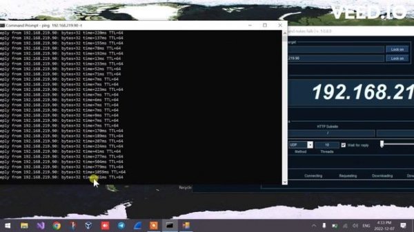 DDoS Attack LOIC and Hping3