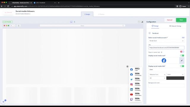 How to Create Social Media Follower Count Widget on Your Website using WiserNotify? смотреть онлайн