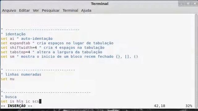 Editor VIM part 2 | configurando vimrc | linux/mint/ubuntu смотреть онлайн