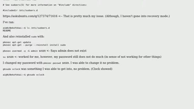 Ubuntu: Password not working for sudo ("Authentication failure") (2 Solutions!!) смотреть онлайн