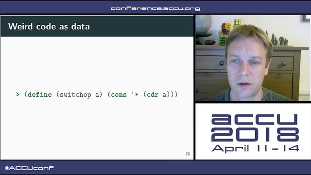 Scheme Lisp: Feel the Cool - Andy Balaam [ACCU 2018] смотреть онлайн