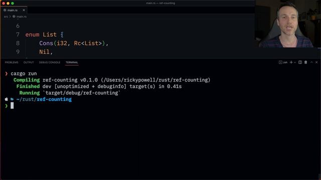 Rust: Reference Counted Smart Pointer смотреть онлайн