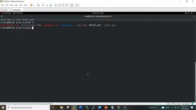 Video8 RHCSA8 Cap3. Gestión Básica de Archivos PRACTICA comando file stat y tar смотреть онлайн