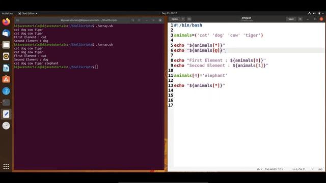 Shell Scripting Tutorial-15 Array in Shell Scripting || Linux Scripting Tutorial смотреть онлайн