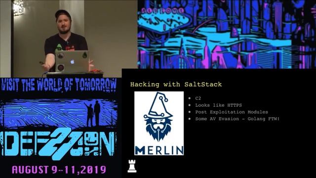 Casey Erdmann BadSalt Adversarial DevOps DEF CON 27 Red Team Offensive Village смотреть онлайн