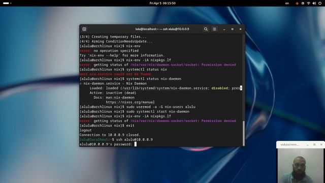 Nix package manager installation on Arch Linux from the AUR смотреть онлайн