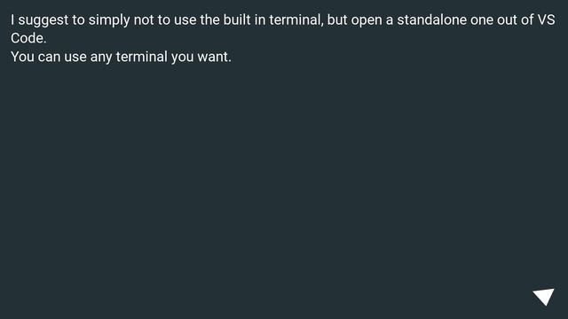 Is it possible to detach the terminal window from VSCode? смотреть онлайн