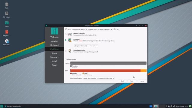 How to install Manjaro 21.1.0 смотреть онлайн