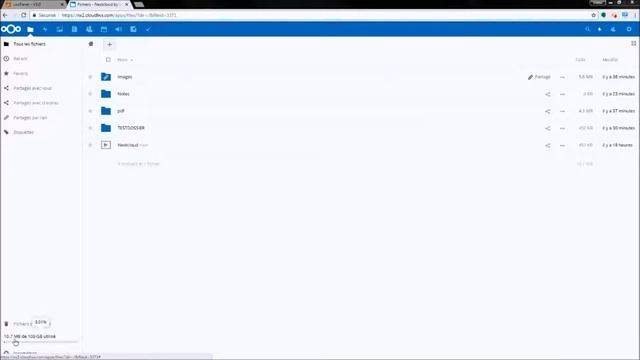 LWS Nextcloud : Comment visualiser l'espace dique utilisé ? смотреть онлайн