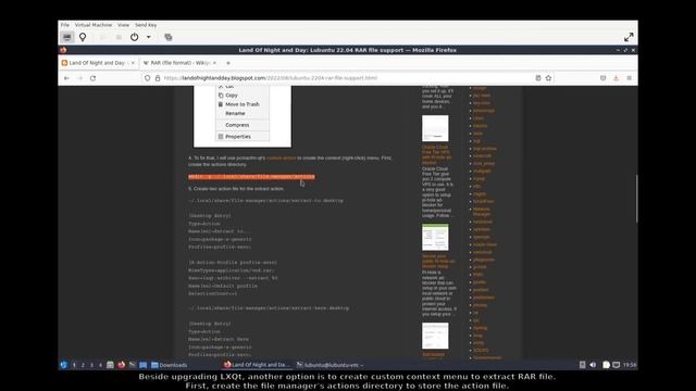 Lubuntu 22.04: LXQt-Archiver RAR file support смотреть онлайн