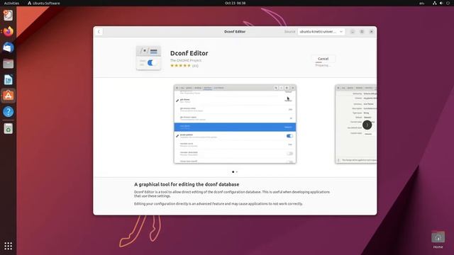 Ubuntu 22.10. Bring multiple windows preview close to the dock. смотреть онлайн