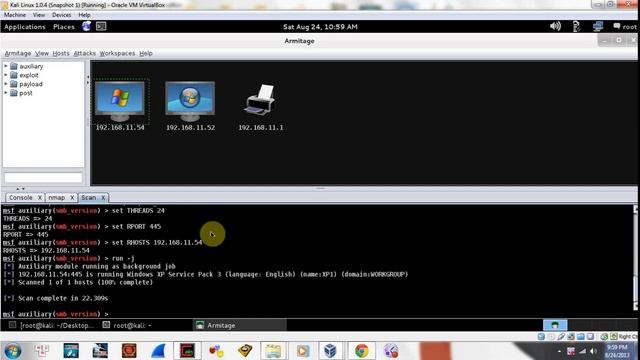 HOW TO ATTACK PC WITH ARMITAGE KALI LINUX ? смотреть онлайн