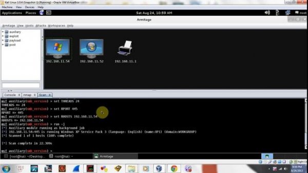 HOW TO ATTACK PC WITH ARMITAGE KALI LINUX ?