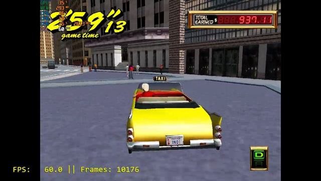 GPD WIN 2 - CRAZY TAXI 2 (dc) смотреть онлайн