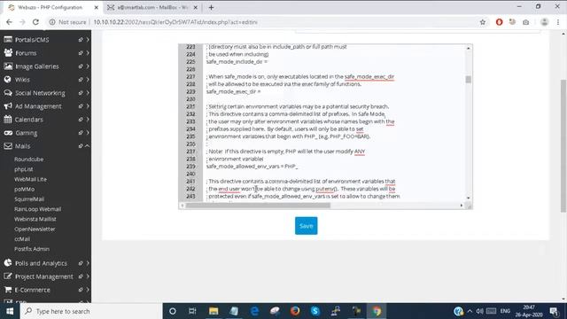 Configuration File Settings Change Webuzo | Episode 09 смотреть онлайн