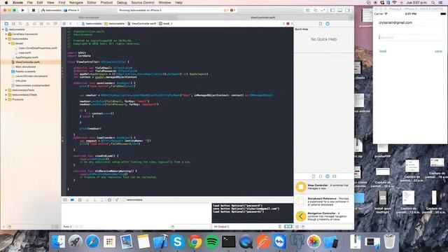 Learn Swift 2 IOS Basic Core Data Implementation смотреть онлайн