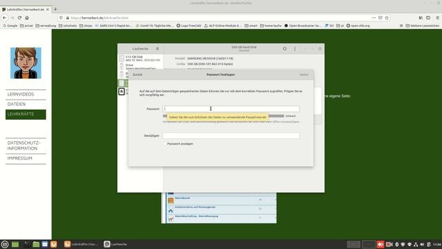Backup erstellen Teil 1 - externe Festplatte verschlüsseln - Linuxmint смотреть онлайн