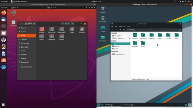 Ubuntu 20.04 vs Manjaro XFCE смотреть онлайн