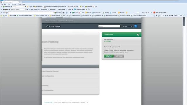 HP Service Request Catalog смотреть онлайн
