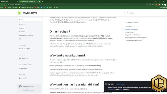 WAYLAND DAO - YENİ BİR DEFİ 2.0 PLATFORMU! смотреть онлайн