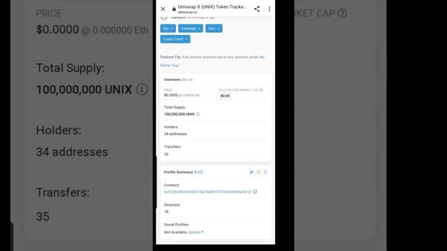 UNIX TOKEN Presale Live смотреть онлайн